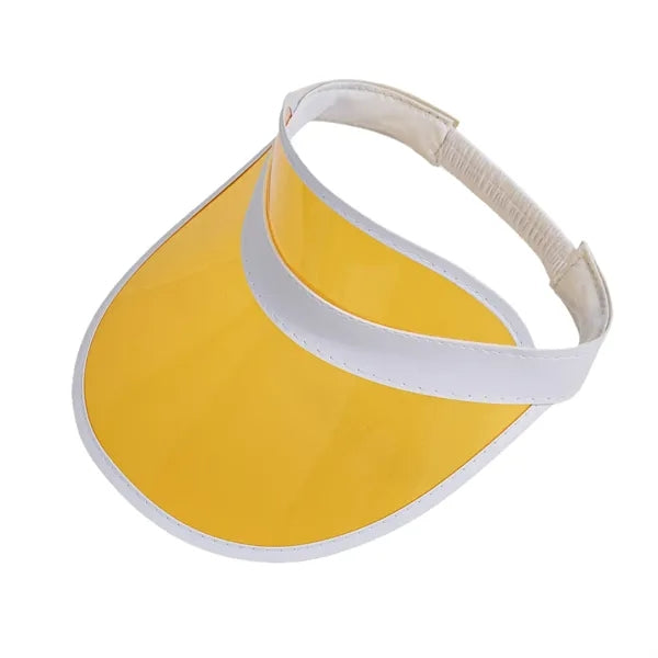 Lightweight UV-Protective PVC Sun Visor Hat