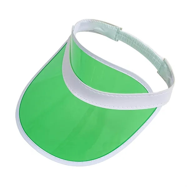 Lightweight UV-Protective PVC Sun Visor Hat