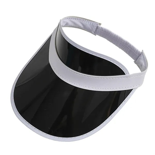 Lightweight UV-Protective PVC Sun Visor Hat