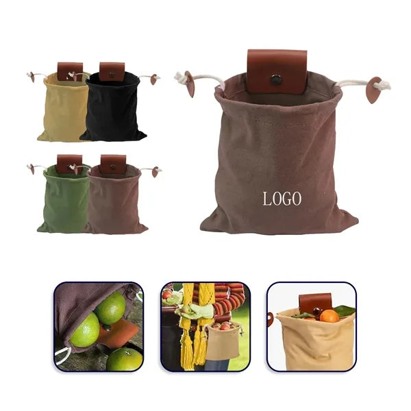 Compact Utility Canvas Pouch
