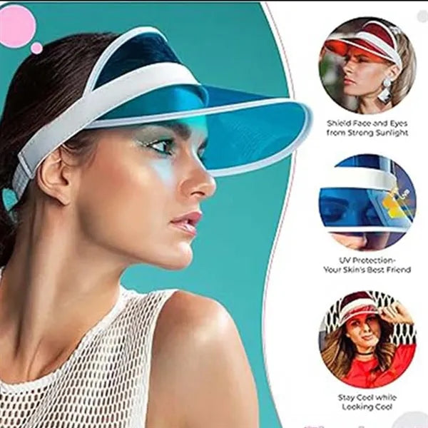 Transparent Brim Outdoor Protection Hat