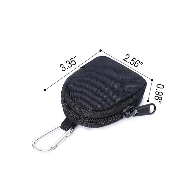 Outdoor EDC Key & Coin Organizer Pouch w/ Carabiner