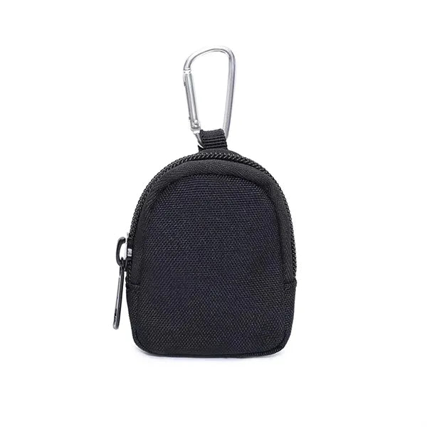 Outdoor EDC Key & Coin Organizer Pouch w/ Carabiner
