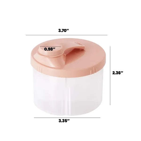 Triple Compartment And Portable Baby Milk Powder Box