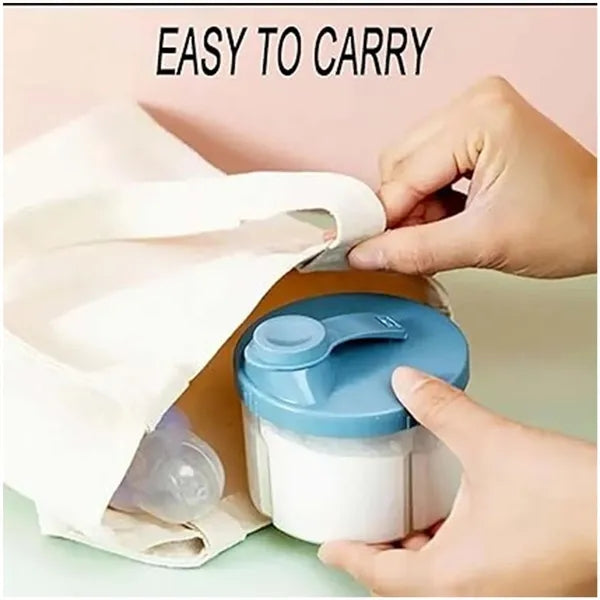Triple Compartment And Portable Baby Milk Powder Box