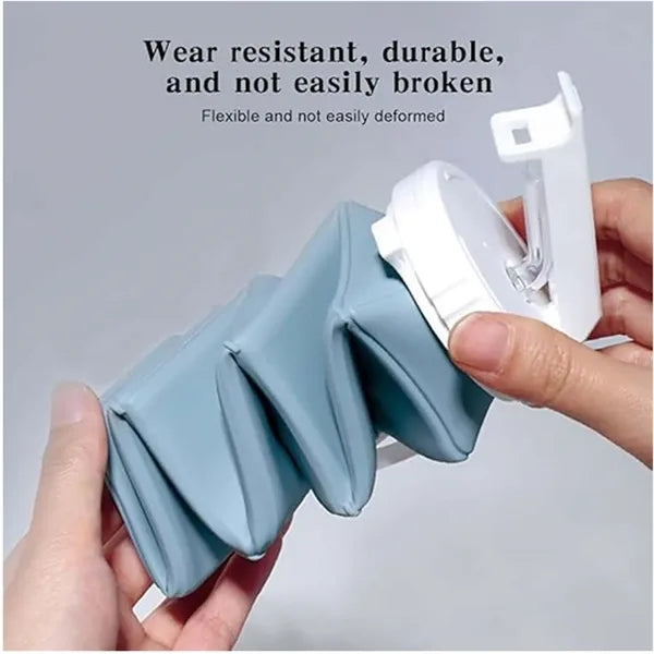 Square Silicone Water Cup With Lid