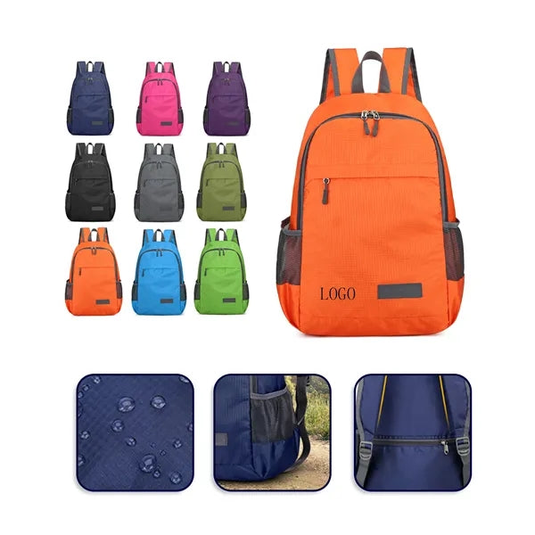Logo Foldable Outdoor Travel Backpack