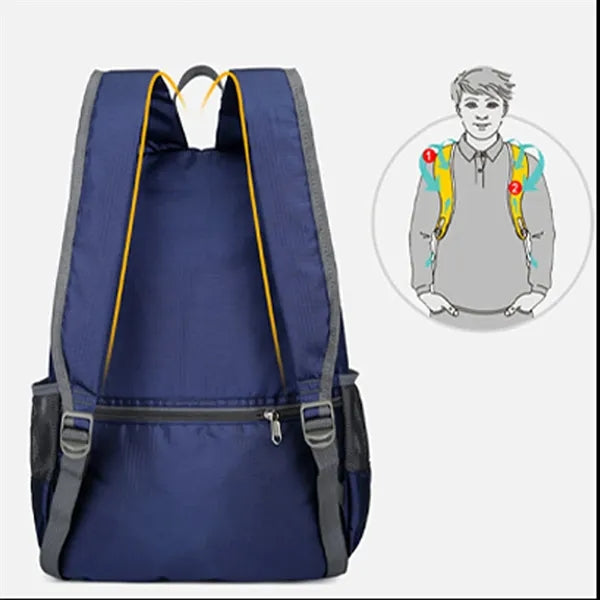 Logo Foldable Outdoor Travel Backpack