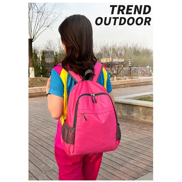Logo Foldable Outdoor Travel Backpack