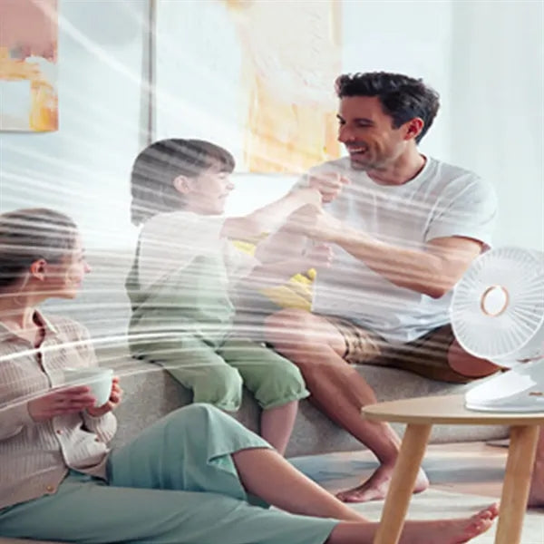 Rechargeable Clip Fan for Desk Use