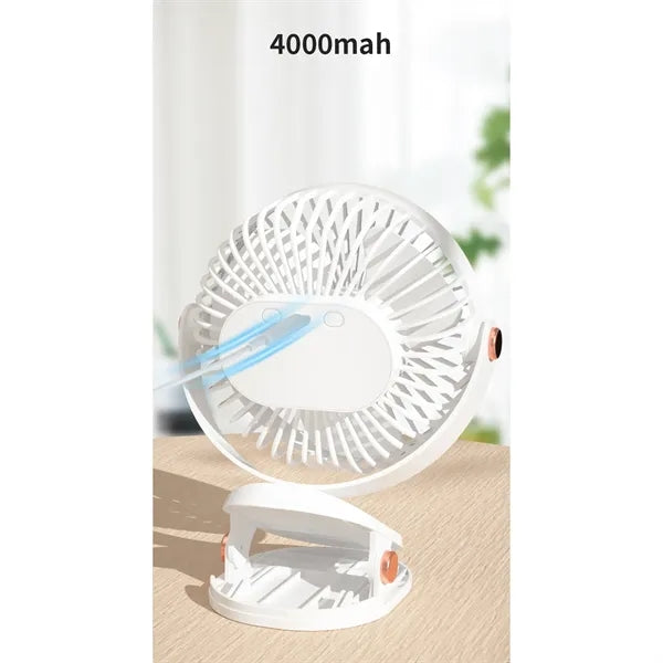 Rechargeable Clip Fan for Desk Use