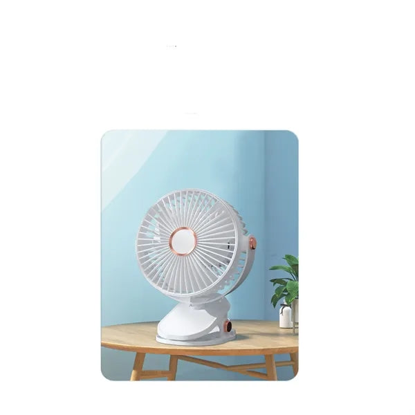 Rechargeable Clip Fan for Desk Use