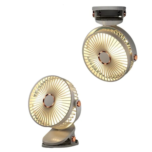 Rechargeable Clip Fan for Desk Use