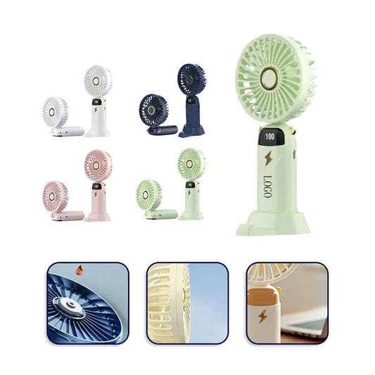 USB Neck Fan with Battery Display