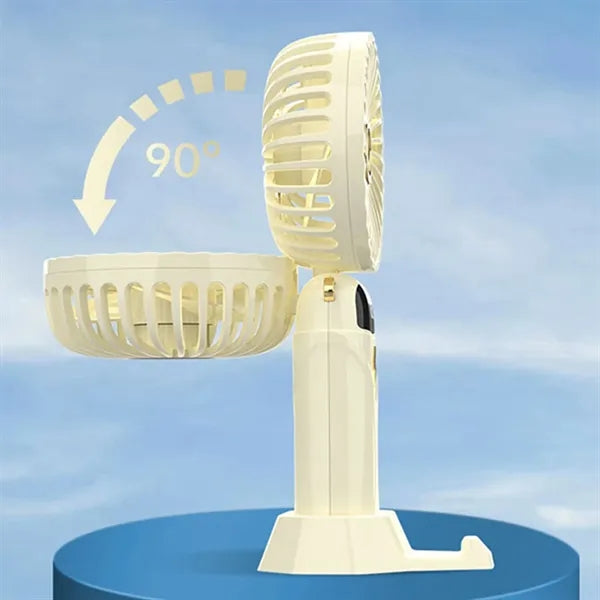 USB Neck Fan with Battery Display