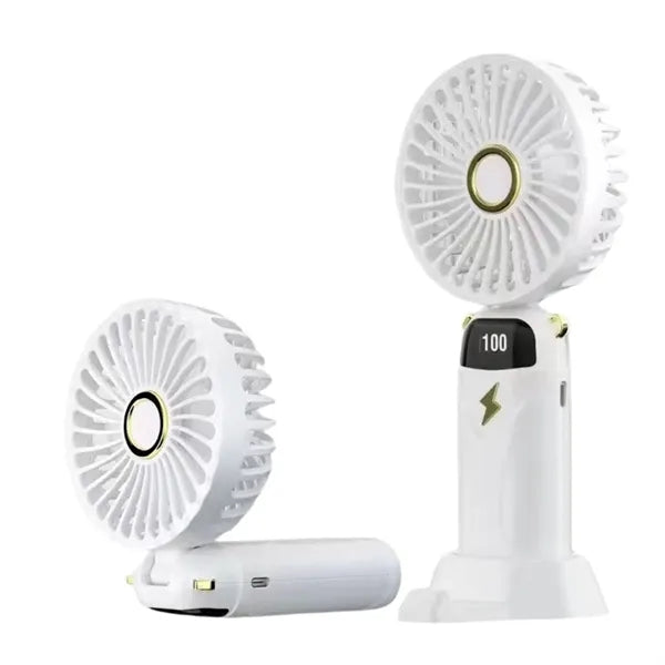 USB Neck Fan with Battery Display