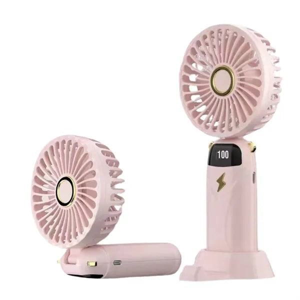 USB Neck Fan with Battery Display