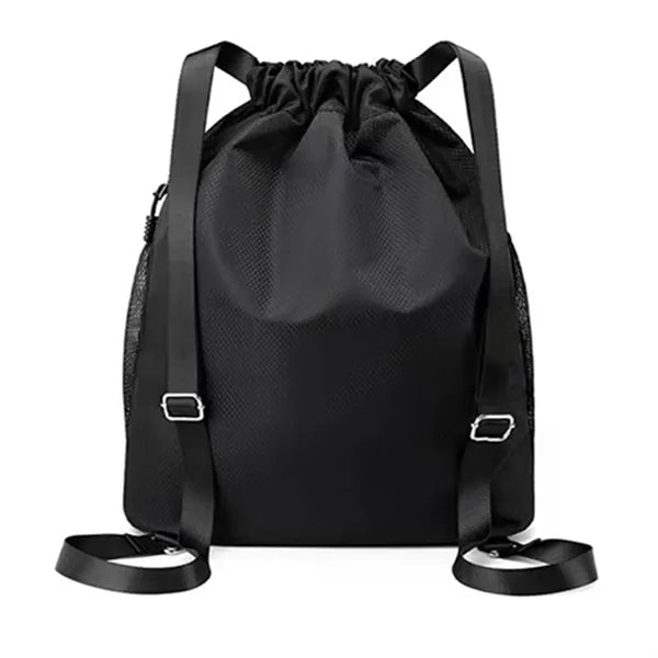Drawstring Gym Bag with Wet Storage