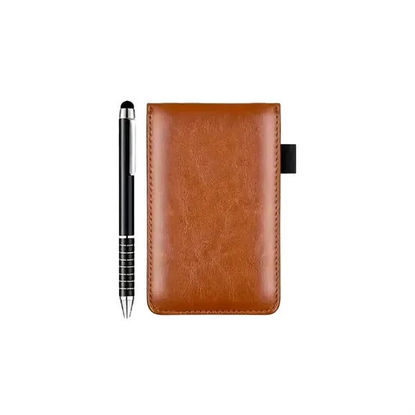 Mini Leather Journal and Pen Set