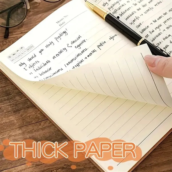 Photo Logo Leather Notebook