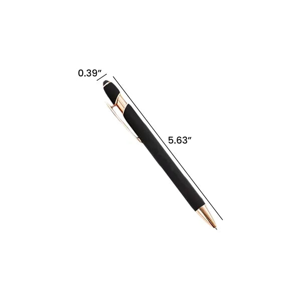 Soft Grip Metal Pen with Case