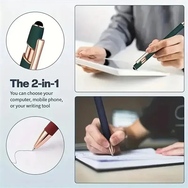 Soft Grip Metal Pen with Case