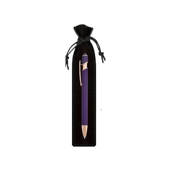 Soft Grip Metal Pen with Case