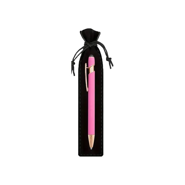 Soft Grip Metal Pen with Case