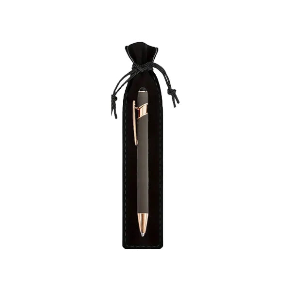 Soft Grip Metal Pen with Case
