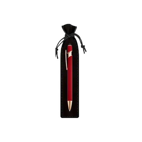 Soft Grip Metal Pen with Case