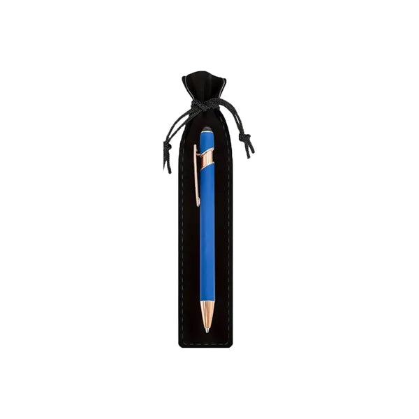 Soft Grip Metal Pen with Case