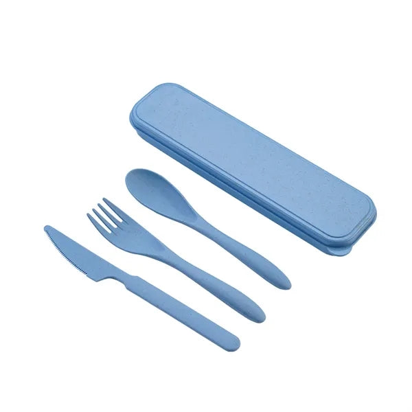 3-In-1 Plastic Knife Fork Spoon Set