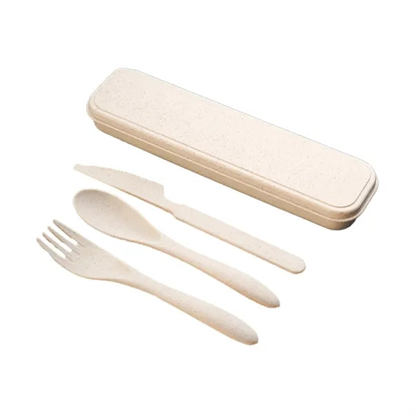 3-In-1 Plastic Knife Fork Spoon Set