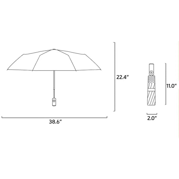 Compact Auto Open Folding Umbrella