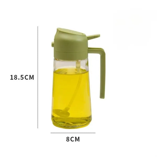 Multifunctional 2-in-1 Oil Bottle