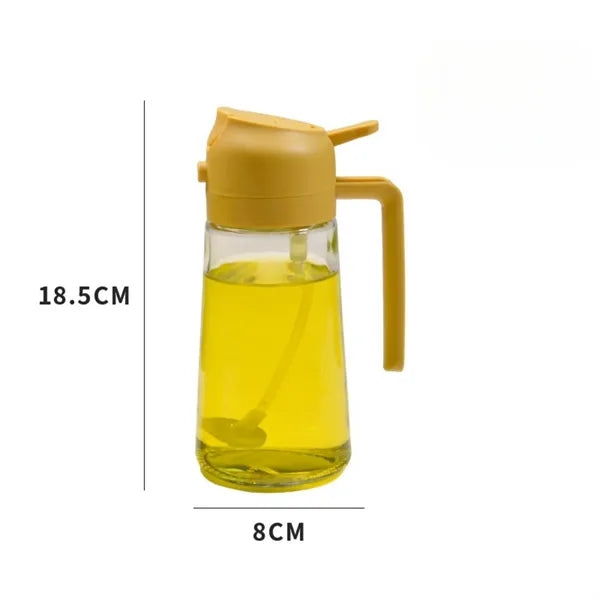 Multifunctional 2-in-1 Oil Bottle
