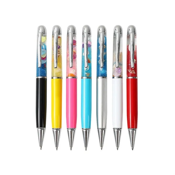 Ocean Series Floating Glitter Ballpoint Pens
