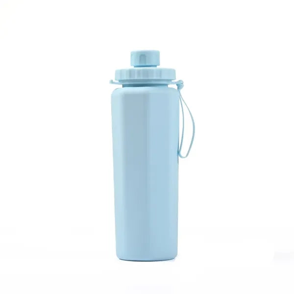 20oz Silicone Collapsible Sports Water Bottle - Durable
