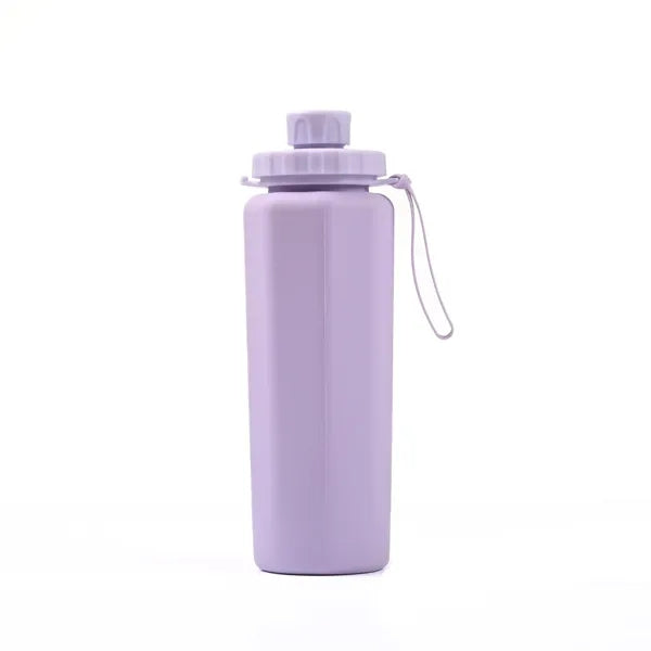 20oz Silicone Collapsible Sports Water Bottle - Durable
