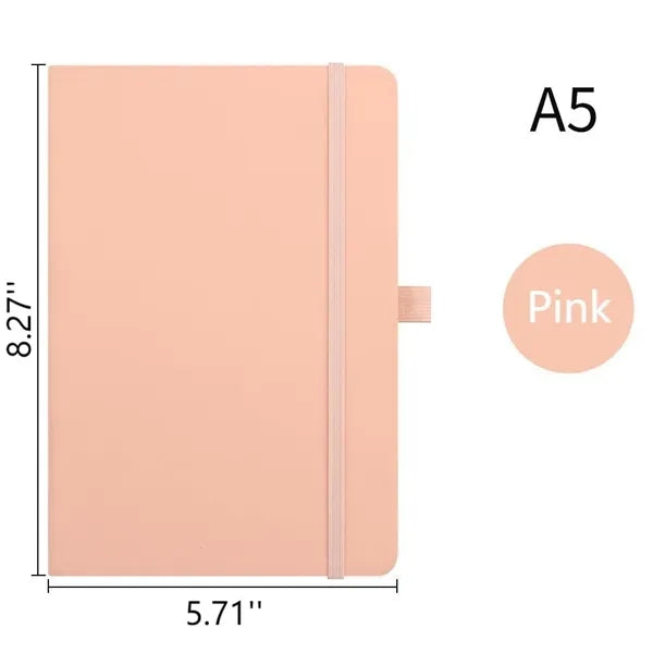 PU A5 Strap Notebook With Pen Loop