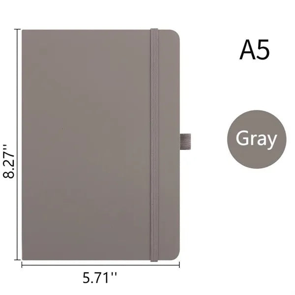 PU A5 Strap Notebook With Pen Loop