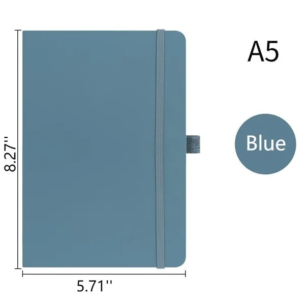 PU A5 Strap Notebook With Pen Loop