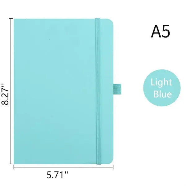 PU A5 Strap Notebook With Pen Loop