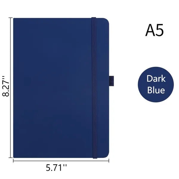 PU A5 Strap Notebook With Pen Loop