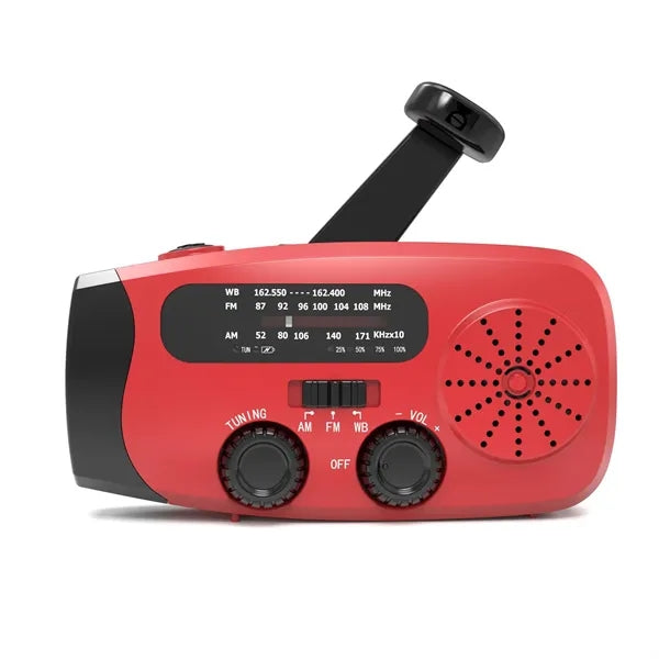 Multifunctional Hand Crank Emergency Outdoor LED Solar Radio