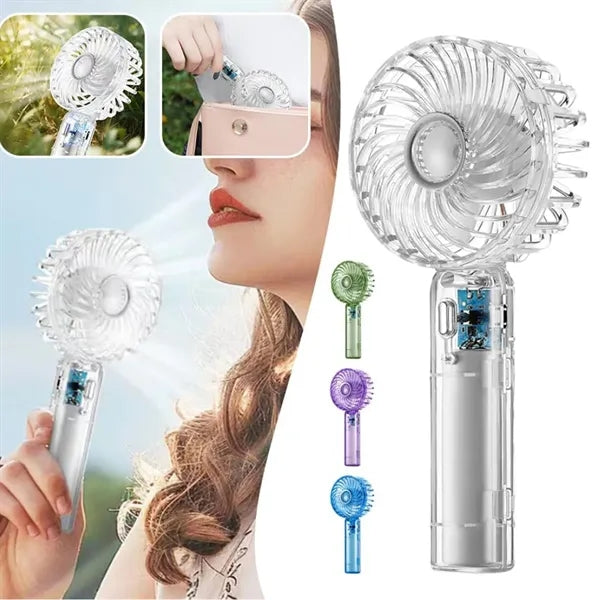 Transparent Portable Mini Handheld Fan