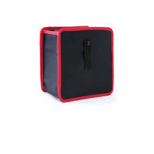 FoldBin: Logo-Printed Car Trash Can & Multi-Storage
