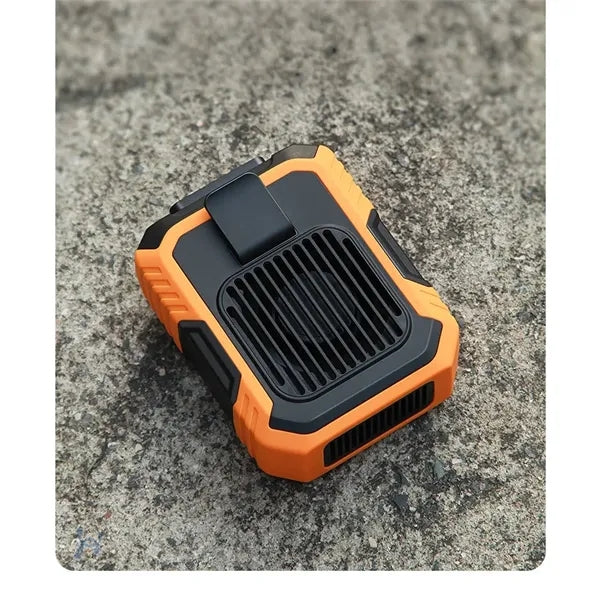 Wearable Waist Clip Fan with Lighting Desktop Stand