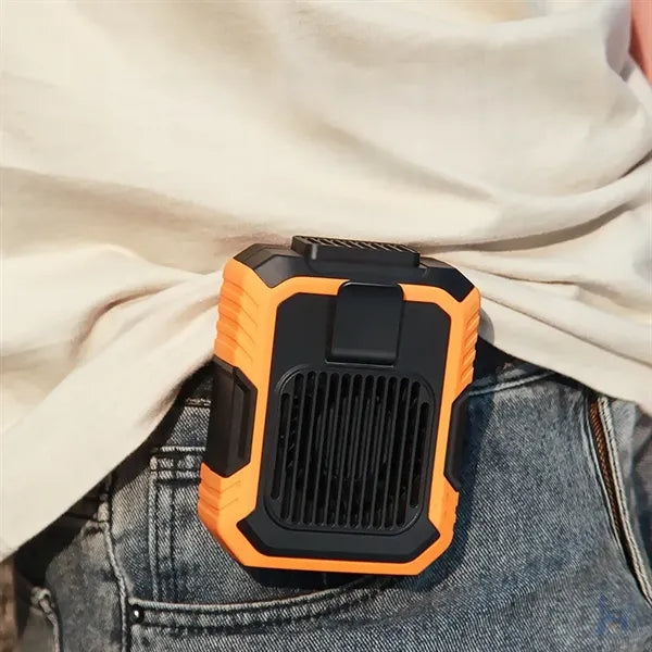 Wearable Waist Clip Fan with Lighting Desktop Stand