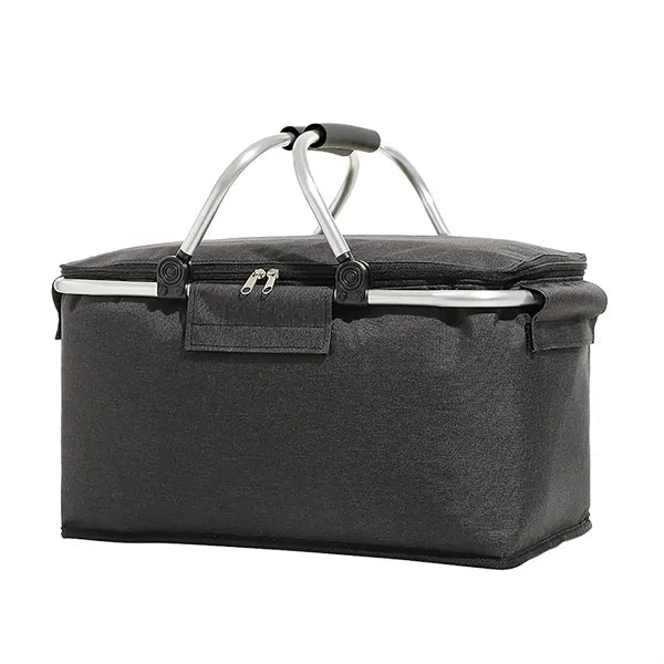 Insulated Foldable Picnic Basket Cooler Bag